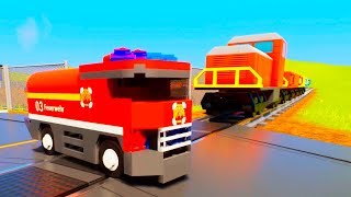 LEGO Truck and Train Crashes | Brick Rigs
