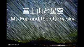 FUJI LIVE CAMERA,JAPAN in the Night 、こぐま座流星群、紅富士、月、流星、ISS, 星空ショーの富士山夜の部、山中湖ライブカメラ、赤富士、夜間赤外線カメラ使用