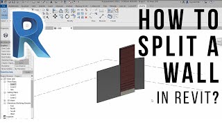 How to Split a Wall in Revit - Split Element Tool | Revit Tutorial