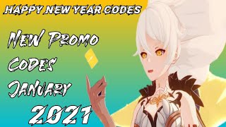 Genshin impact New Promo Codes January 2021 (New year Rewards) Genshin impact New Redeem Codes 2021