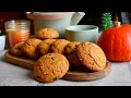 Pumpkin cookies with nuts and chocolate | Fast, simple, delicious