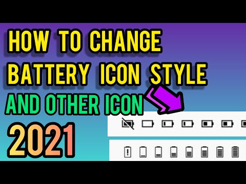 How to Change Battery Icon Style on All Devices Icon changer2021