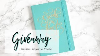 Tombow Dot Journal Review + GIVEAWAY