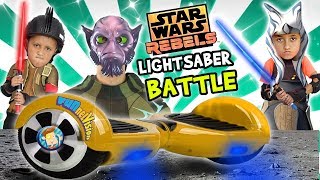 HOVERBOARD LIGHTSABER Battle Star Wars Rebels FUNnel V Fam Challenge