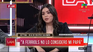 🎙️ Bettina, la hija de Beatriz Salomón: Ferriols me puso un cuchillo en el cuello