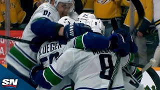 Canucks Stand Tall On Furious Predators Power Play To Clinch The Series