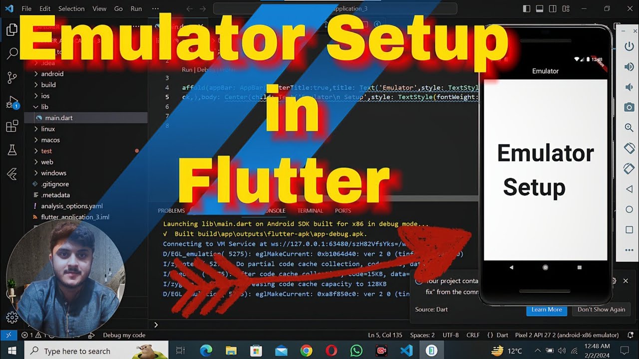 Flutter Launch Emulator Vs Code Printable Forms Free Online