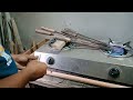 flute making g bass flute making বাঁশি তৈরি দেখুন জি স্কেল making by sanjay datta saaz band