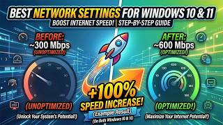Best Network Settings For Windows 10 11 Boost Internet Speed Step By Step