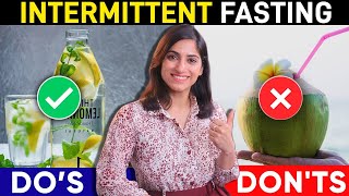 10 Do's & Don'ts of Intermittent Fasting for Best Results | By GunjanShouts