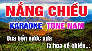 Karaoke Nắng Chiều Tone Nam Nhạc Sống gia huy beat