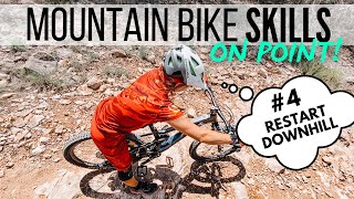 How to Restart on a Downhill Trail | Remounting | Mountain Bike Skills On Point Ep. 4