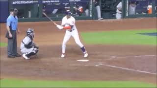 Jeremy Pena at bat (home run)   ALCS Game 1...Astros vs. Yankees...10/19/22