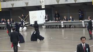 【4回戦】加納誠也（警視庁）×林雄貴（警視庁）【第62回東京都剣道選手権大会】令和5年・2023年9月2日・東京武道館