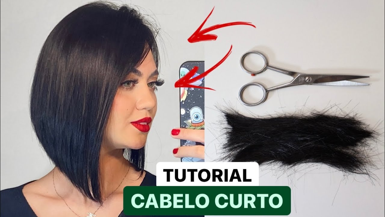 CORTANDO MEU CABELO CURTO SOZINHA ( EM CASA) - YouTube