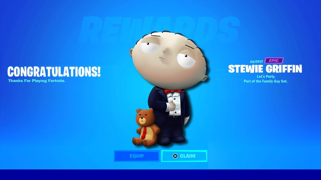 *NEW* Family Guy Skin Release Date LEAKED In Fortnite! All Stewie ...