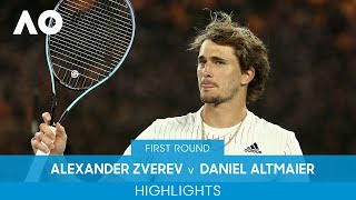 Alexander Zverev v Daniel Altmaier Highlights (1R) | Australian Open 2022