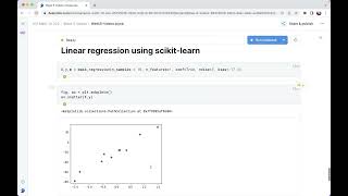 Linear regression using scikit-learn