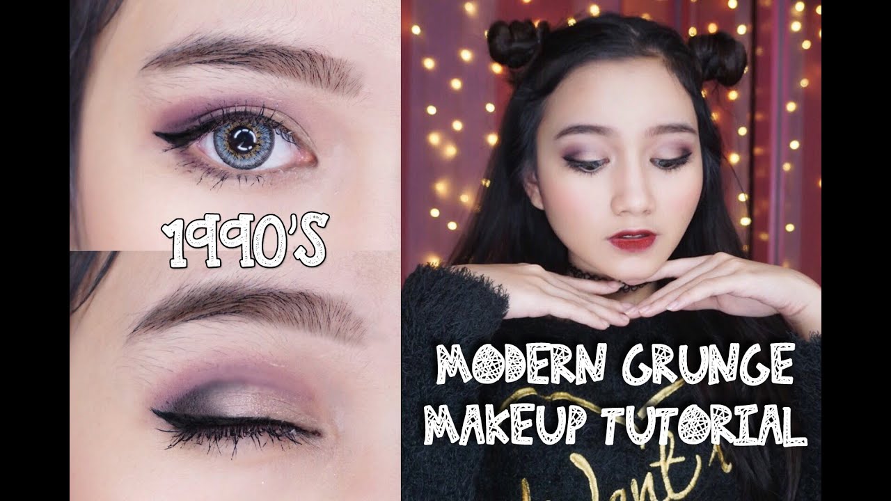 Modern 90 S Grunge Makeup Tutorial Youtube