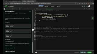 Reverse a String - Basic - GeeksforGeeks