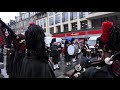 3 Scots Pipes & Drums - Poppy Day - Castle Street Edinburgh