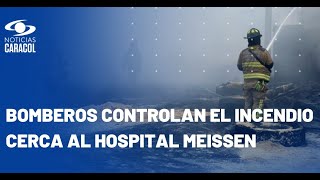 Por incendio en Bogotá, evacuaron a parte de los pacientes del Hospital Meissen