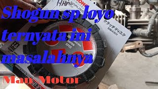 TUTORIAL GANTI KAMPAS KOPLING MOTOR SUZUKI SHOGUN SP