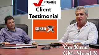 Meet our clients- Shred-X