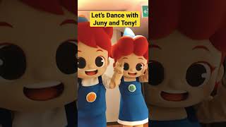 JunyTony #Shorts | Let’s All Dance with Juny and Tony!