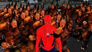 SPIDER-MAN VS RHINO ARMY