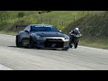 Kawasaki Ninja H2R vs Nissan GT-R R35 Alpha 1015 bhp at Old SPA