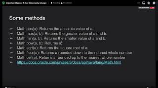 Learn Java #3: Math Class, Scanner Class, Loops, If Statements