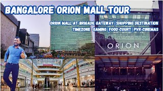 Bangalore Orion Mall Tour | Best Shopping Mall Bangalore | Timezone Gaming | Food Court | PVR Cinema