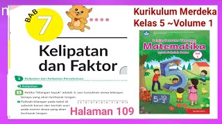 Jawaban matematika kelas 5 halaman 109-111 volume 1 Kurikulum merdeka Bab 7 @GUcilchaNEL1964