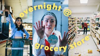 $15,000 music video in empty grocery store overnight (behind the scenes) | JEN Z