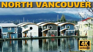 🇨🇦[4K] CANADA WALK - Amazing Little Venice, NORTH VANCOUVER, VANCOUVER, BC | 2022