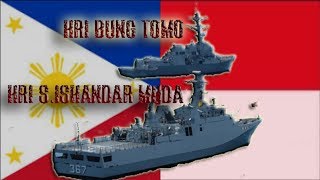 Great, Indonesian Navy ships KRI Bung Tomo and KRI Sultan Iskandar Muda visited the Philippines!