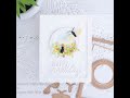 Amazing Paper Grace Garden Scene Birthday card