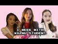 ҚазҰУ студентімен 1 апта | Weekly vlog 📚💄Туған күн, активистика, тілдер, daily-lifestyle🌦️