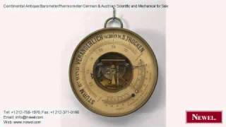 Continental Antique Barometer/thermometer German \u0026 Austrian