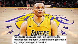 Russell Westbrook WANTS To Sign With The Lakers In the 2022 Offseason… (Ft. LeBron, Davis, & More)