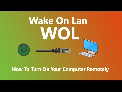 How to use Wake on LAN in Windows 10 / turn on computer on network