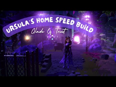 Ursula's Home Speed Decorating  // Glade Of Trust // Disney Dreamlight Valley Speed Decoration