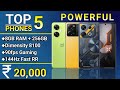 Top 5 Best 5G Smartphones Under 20000Budget | Dimensity 8100 | Best Gaming Smartphone Under 20k