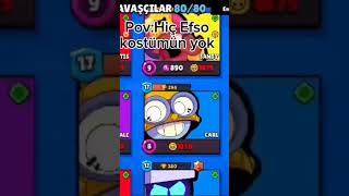 Pov oyunda hiç efso kostümün yok me 💀🤫😎 #bs #edit #gaming #supercell #fun #brawlstars