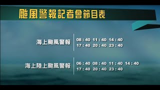 中央氣象局軒嵐諾颱風警報記者會 _111年9月3日20:40發布