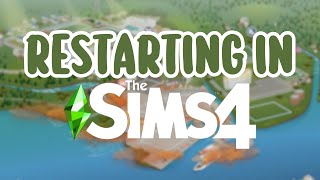 RESTARTING The Sims 4 // A NEW Save File