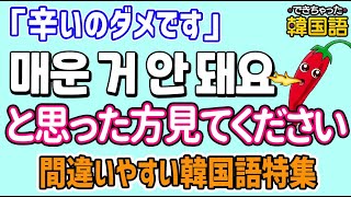 「ダメです」韓国語で？안 돼요, 으면 안 돼요 韓国人の自然な表現、言い方【間違いやすい韓国語】