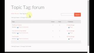 Basic Forum Tutorial