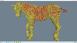 VTK Python Test - DensifyPoints - horse